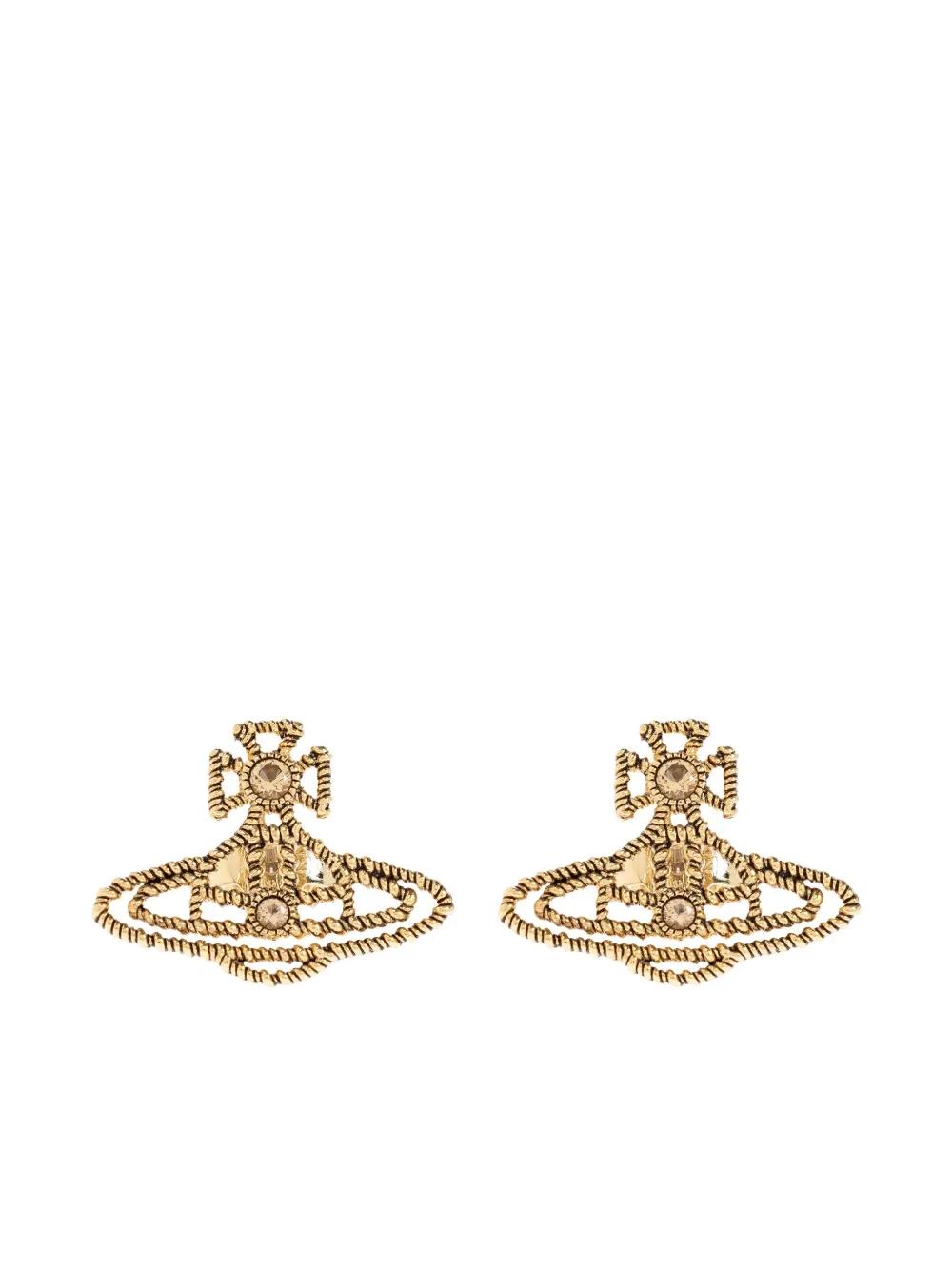 VIVIENNE WESTWOOD Rope Earrings with Orb Embellishment