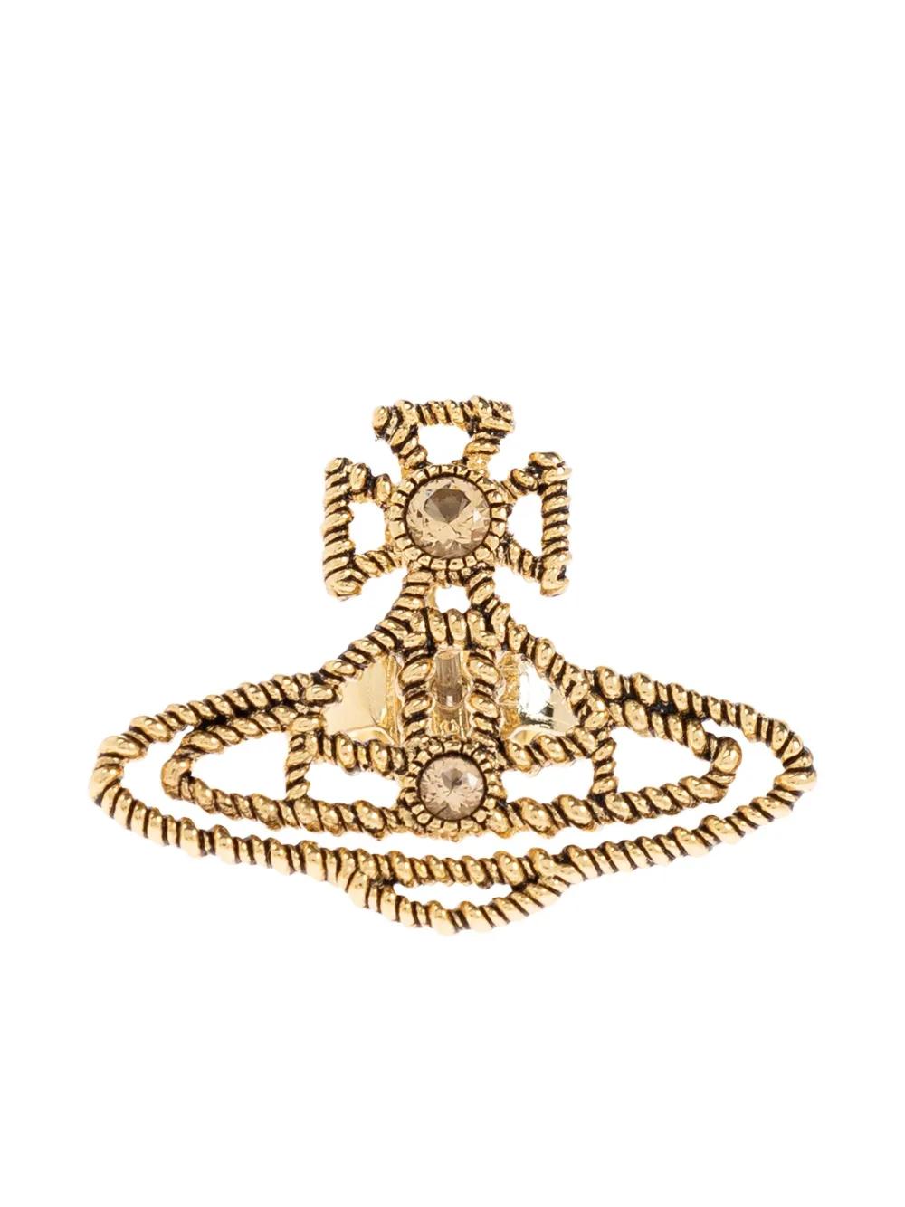 VIVIENNE WESTWOOD Rope Earrings with Orb Embellishment