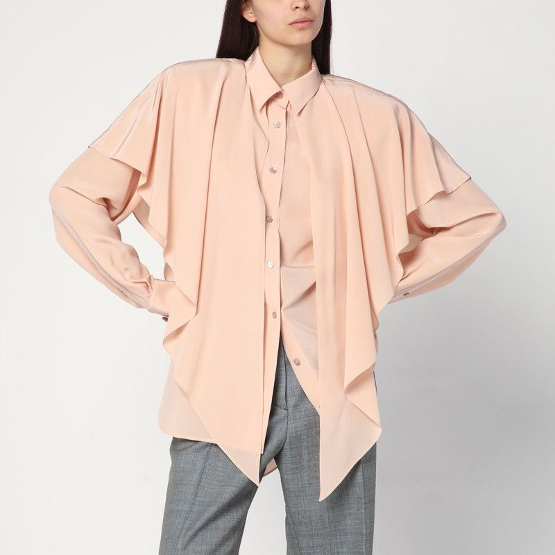 STELLA MCCARTNEY Fluid Design Oversized Silk Shirt
