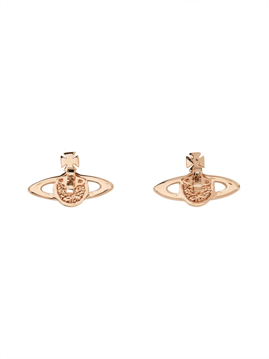VIVIENNE WESTWOOD Mini Brass Relief Earrings