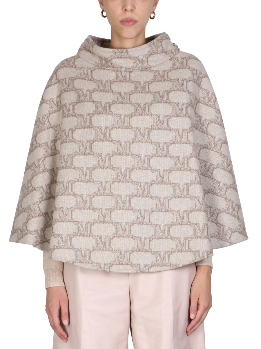 MAX MARA High Neck Jacquard Women's Cape