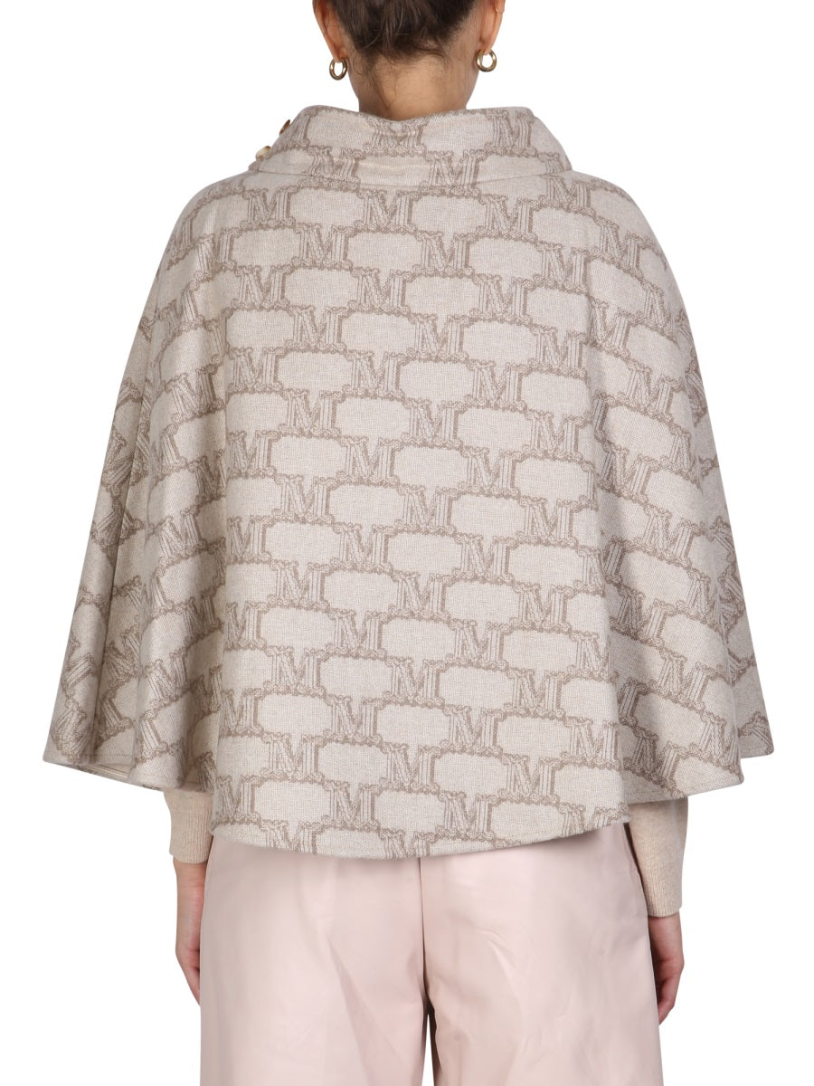 MAX MARA High Neck Jacquard Women's Cape