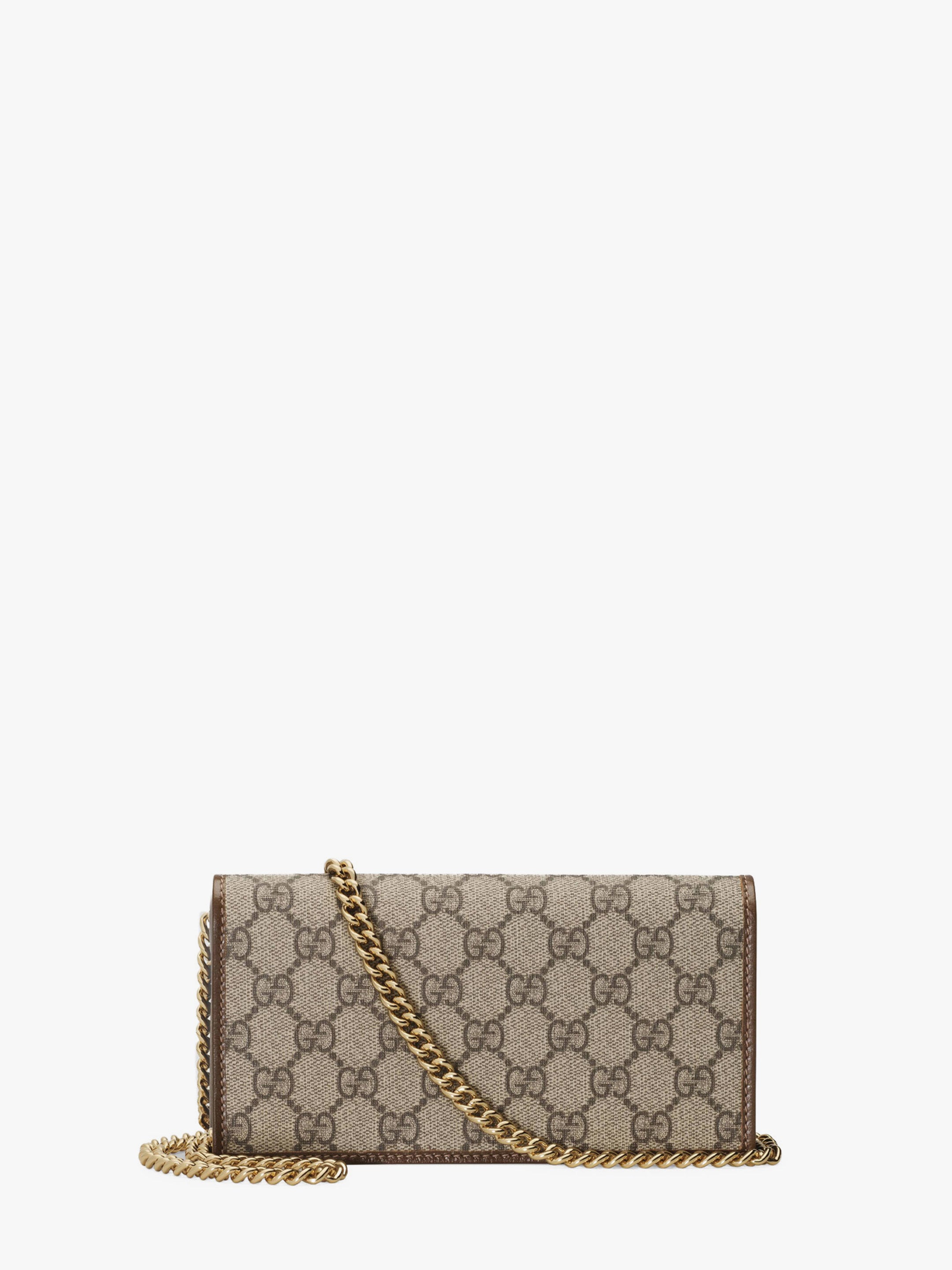 GUCCI Mini Horsebit 1955 Wallet with Chain - Dimensions 10X19X4CM