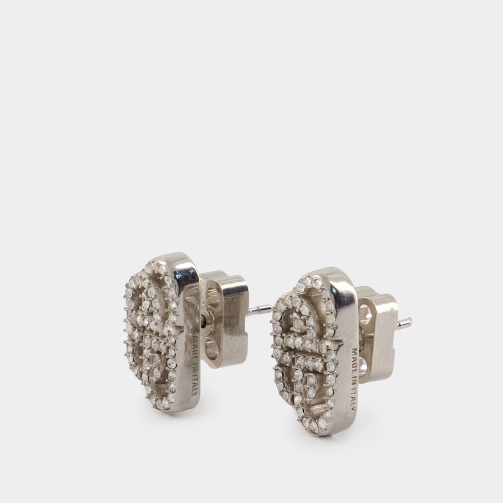 BALENCIAGA Mini BB Stud Earrings
