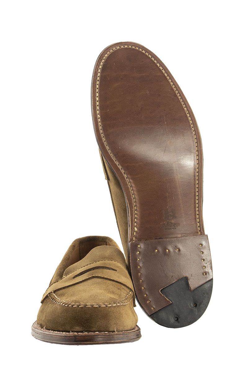 ALDEN Handsewn Flex Penny Loafer with Unlined Vamp