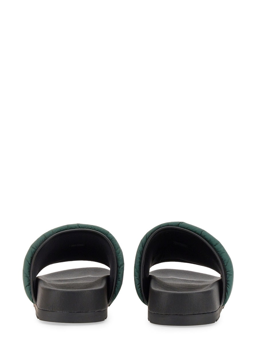 GUCCI Slider Sandal with Web Ribbon - 3 cm Sole Height