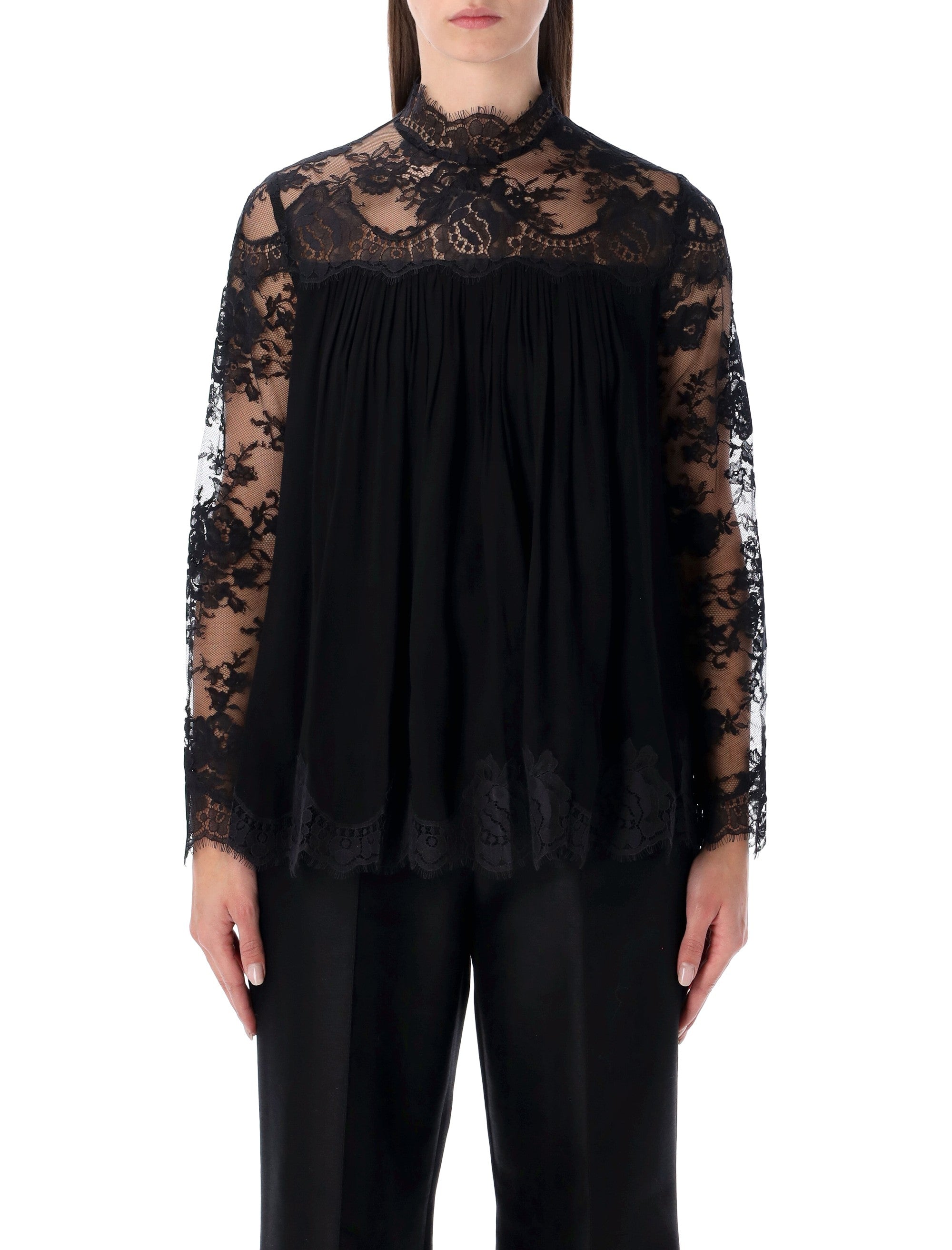 ZIMMERMANN Hypnotic Lace Yoke Top - Size 1