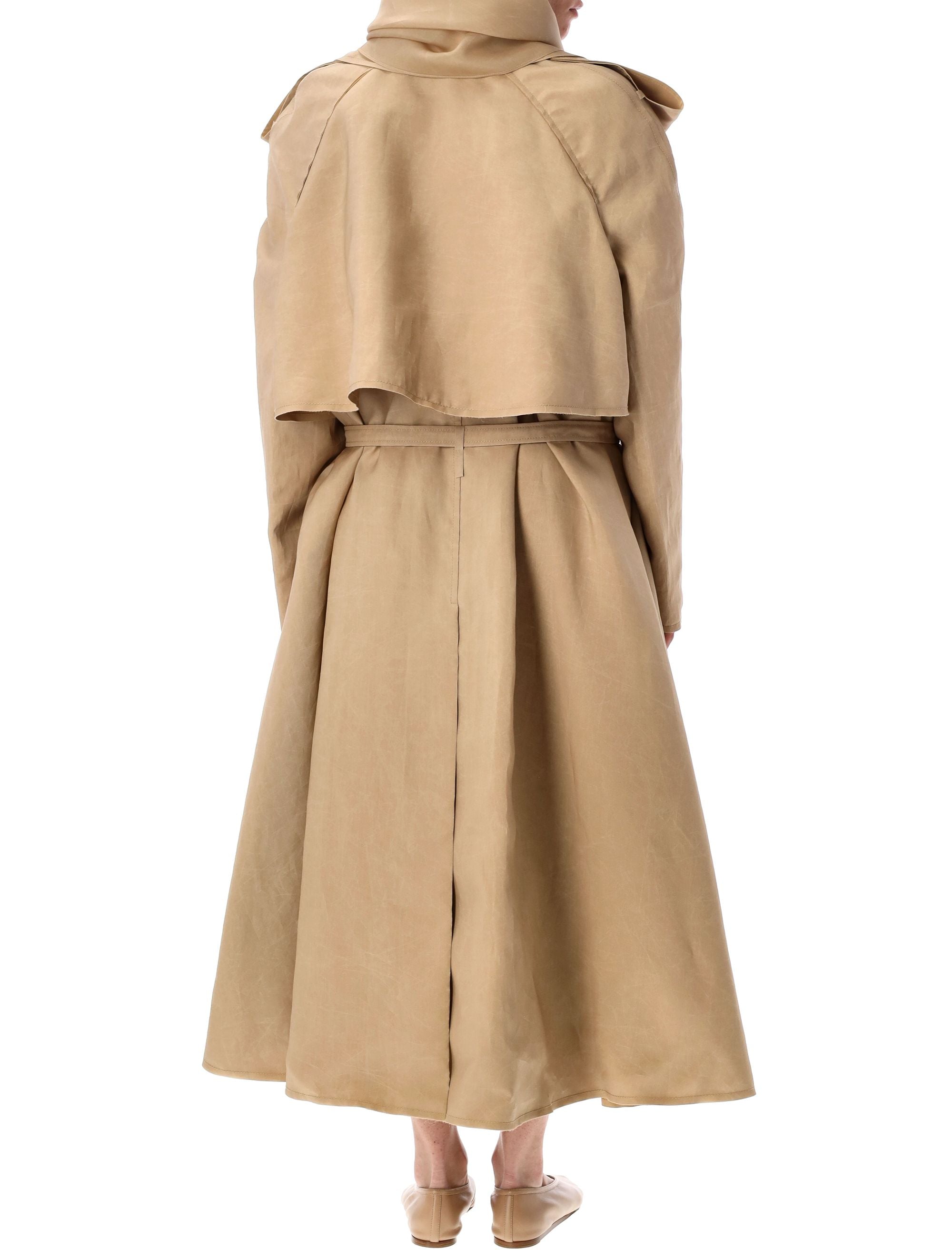 CARVEN Scarf Trench Coat - Size 38