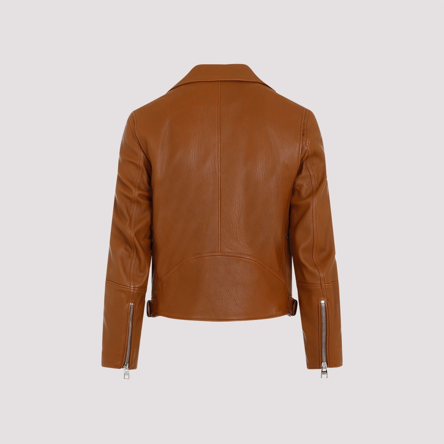 ALEXANDER MCQUEEN Essential Leather Biker Jacket for Men