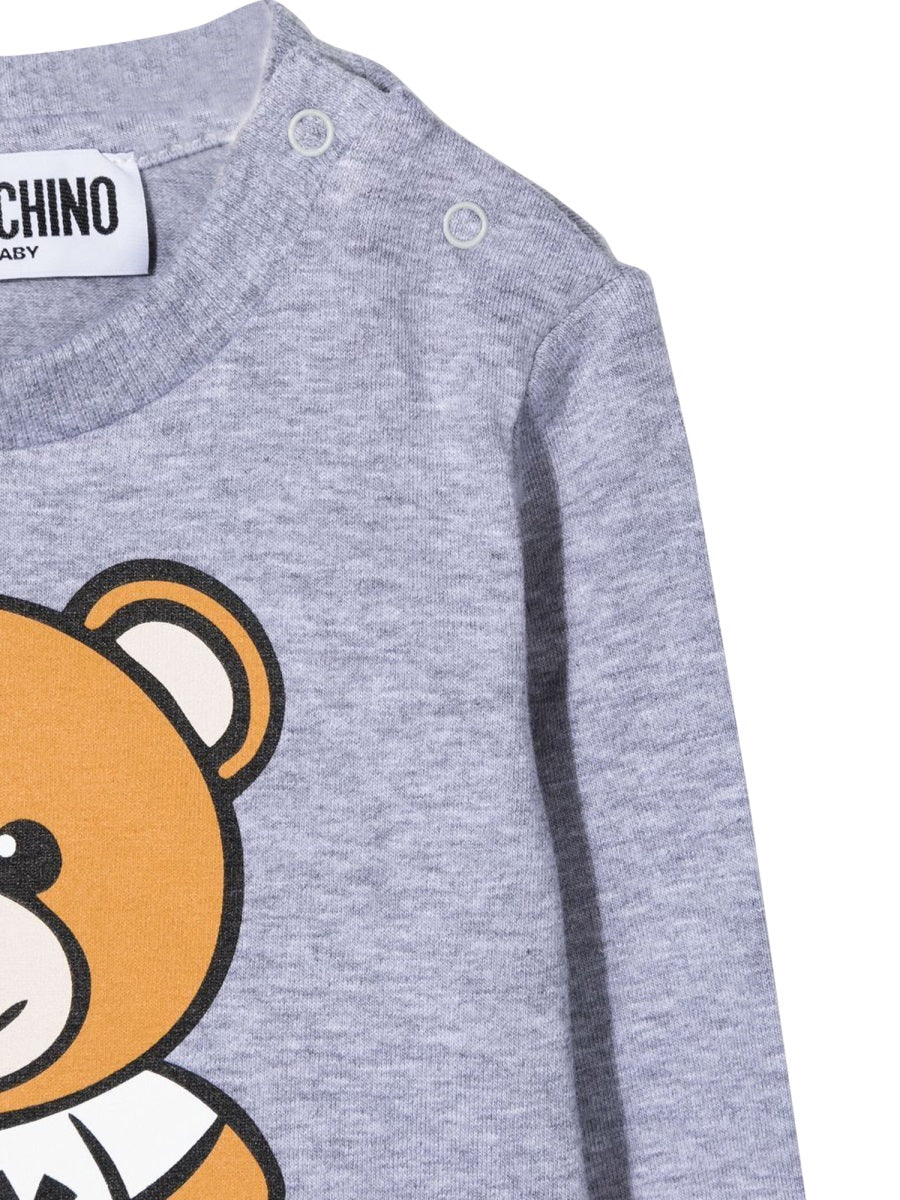 MOSCHINO Mini Teddy Bear Cotton T-Shirt