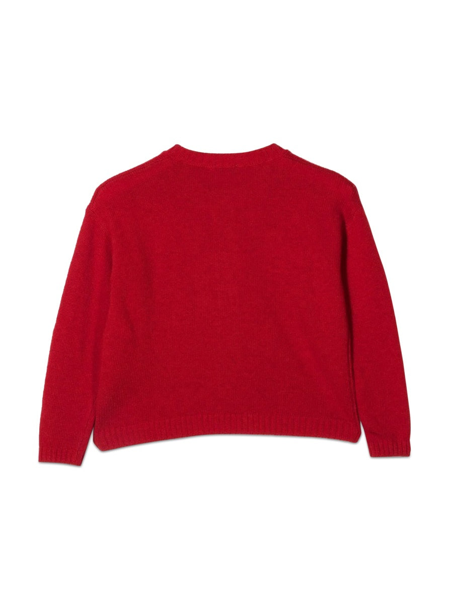 IL GUFO Cozy Mini Knitted Sweater for Girls