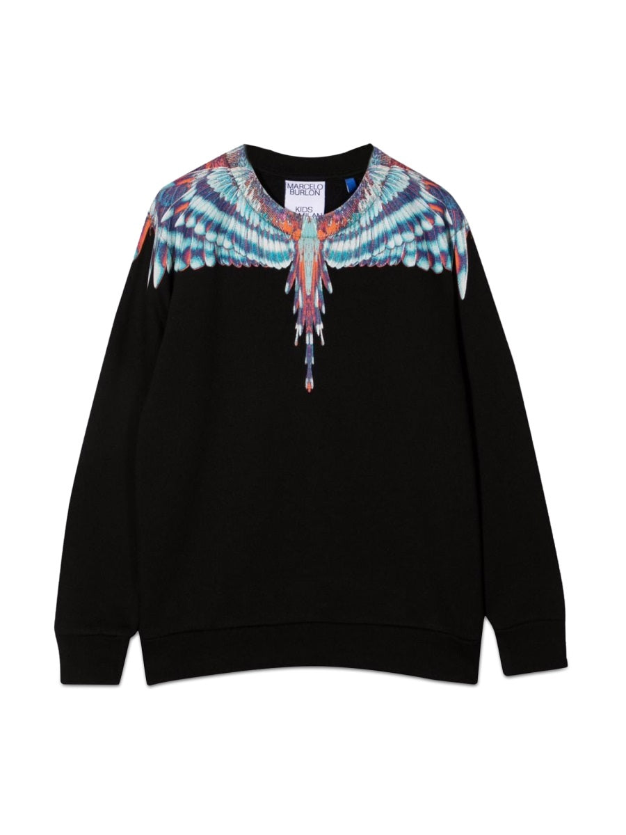 MARCELO BURLON COUNTY OF MILAN Mini Birds Wings Crewneck Sweatshirt