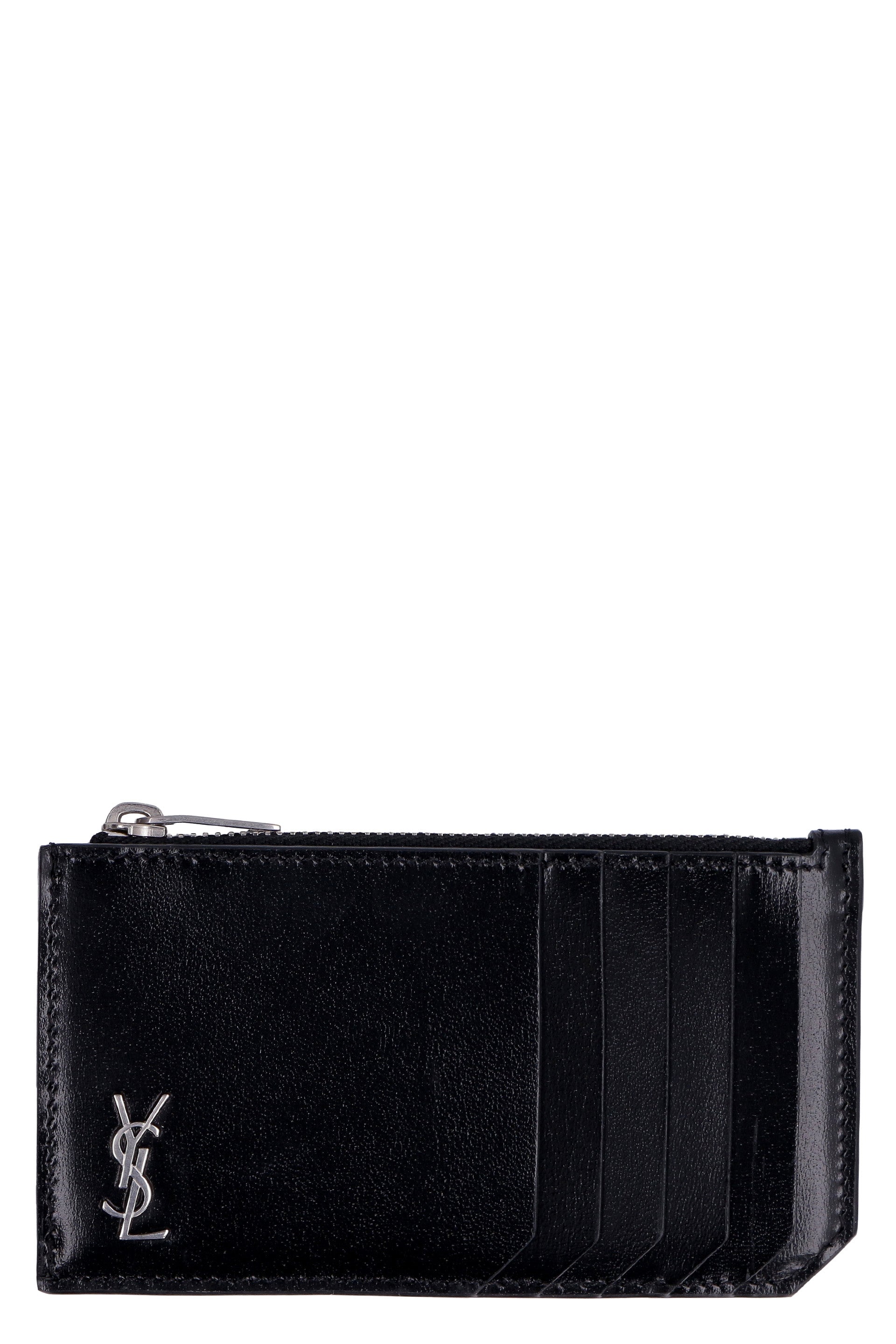 SAINT LAURENT Mini Logo Plaque Purse