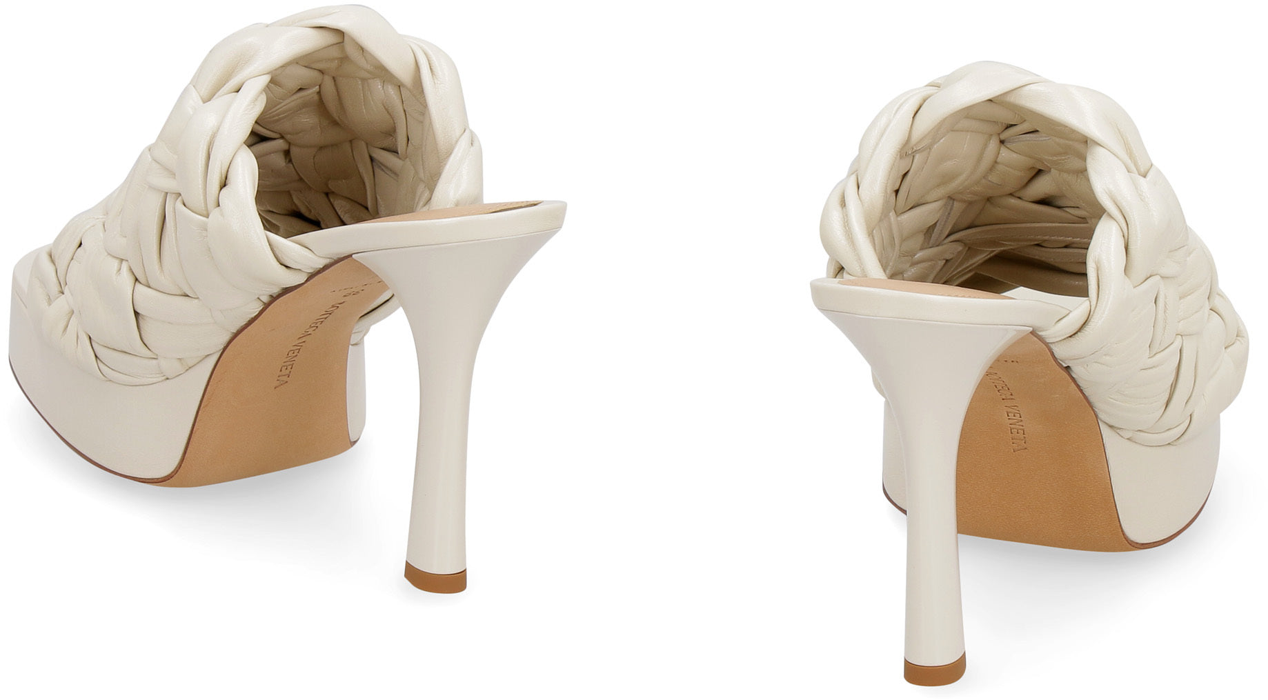 BOTTEGA VENETA Square Toe Platform Stiletto Flat