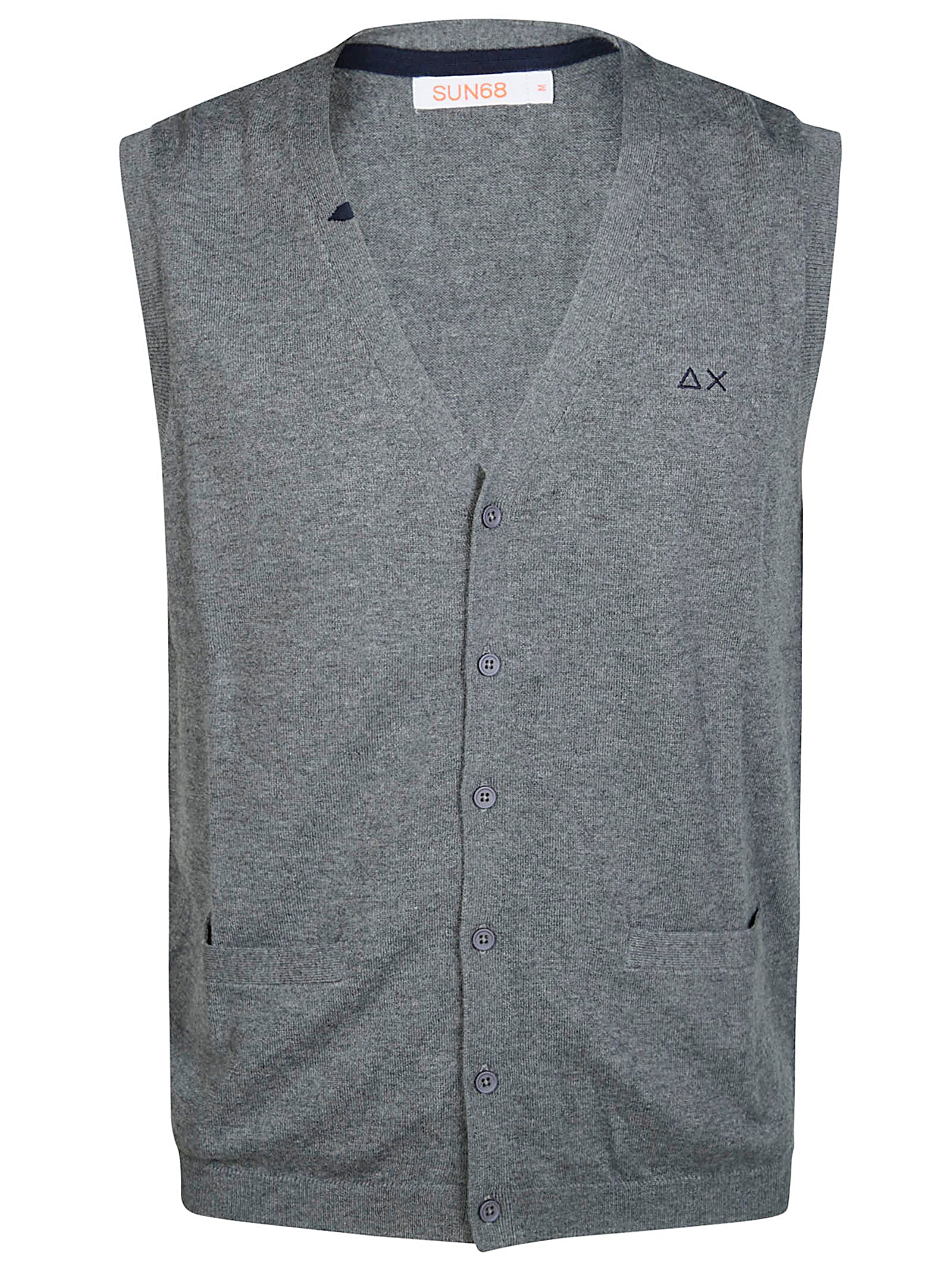 SUN 68 Solid Gilet for Women - FW24 Collection