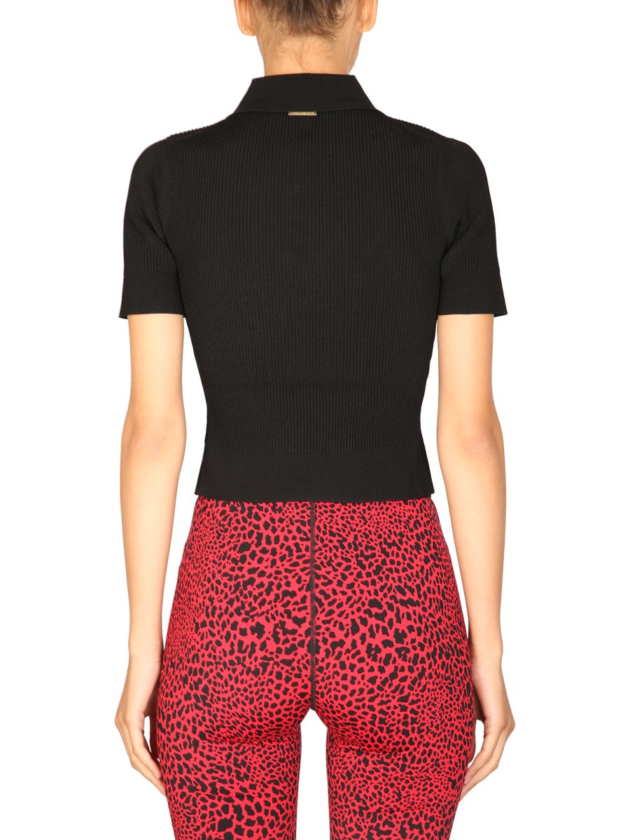 MICHAEL BY MICHAEL KORS Classic Polo Shirt with Logo Buttons for Women