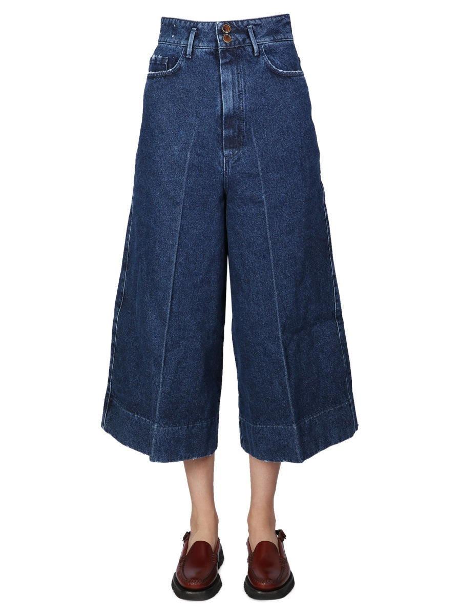 ALYSI High Waist Wide Leg Jeans