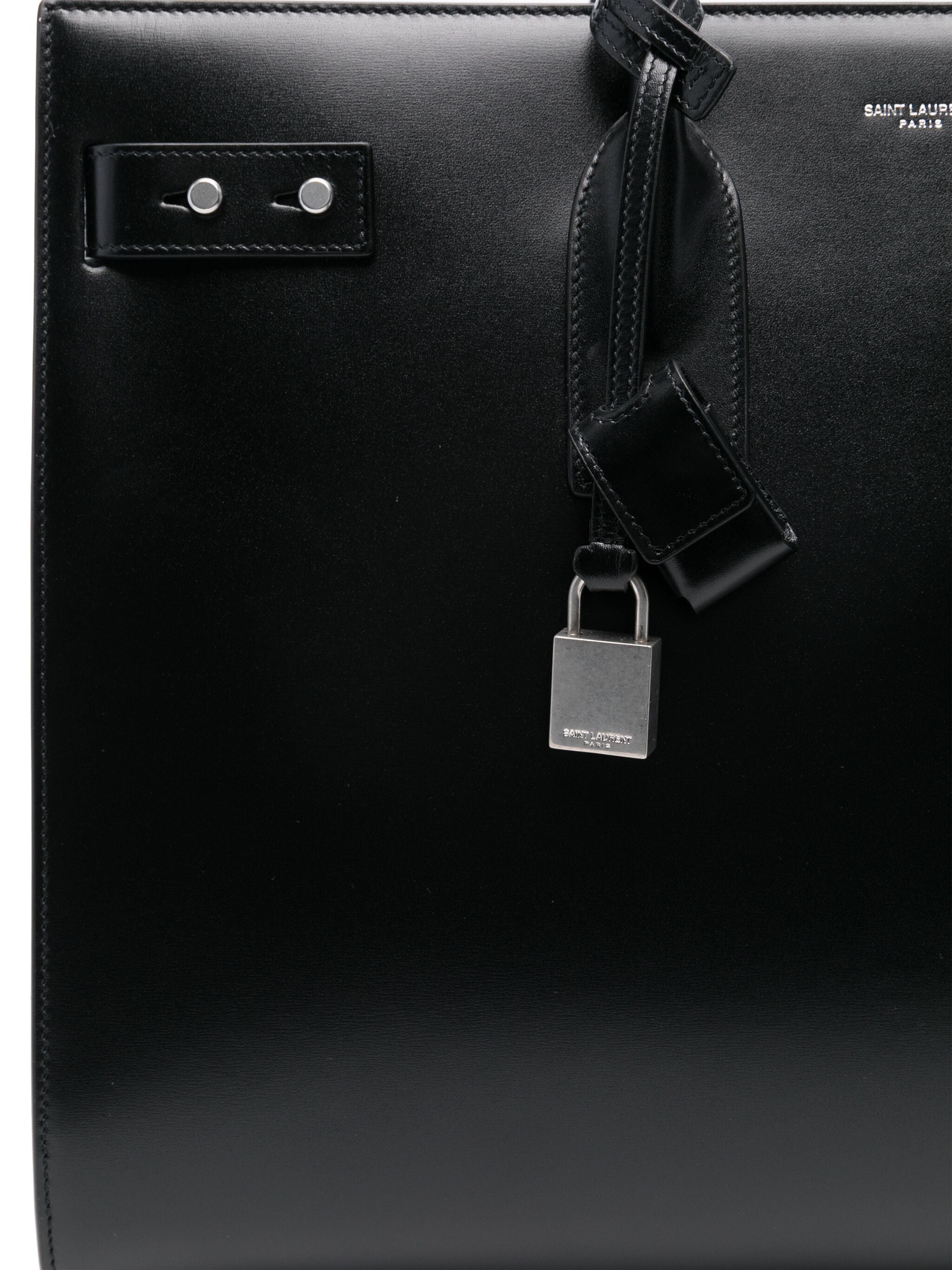 SAINT LAURENT Men's Calfskin Leather Handbag - SS25 Collection