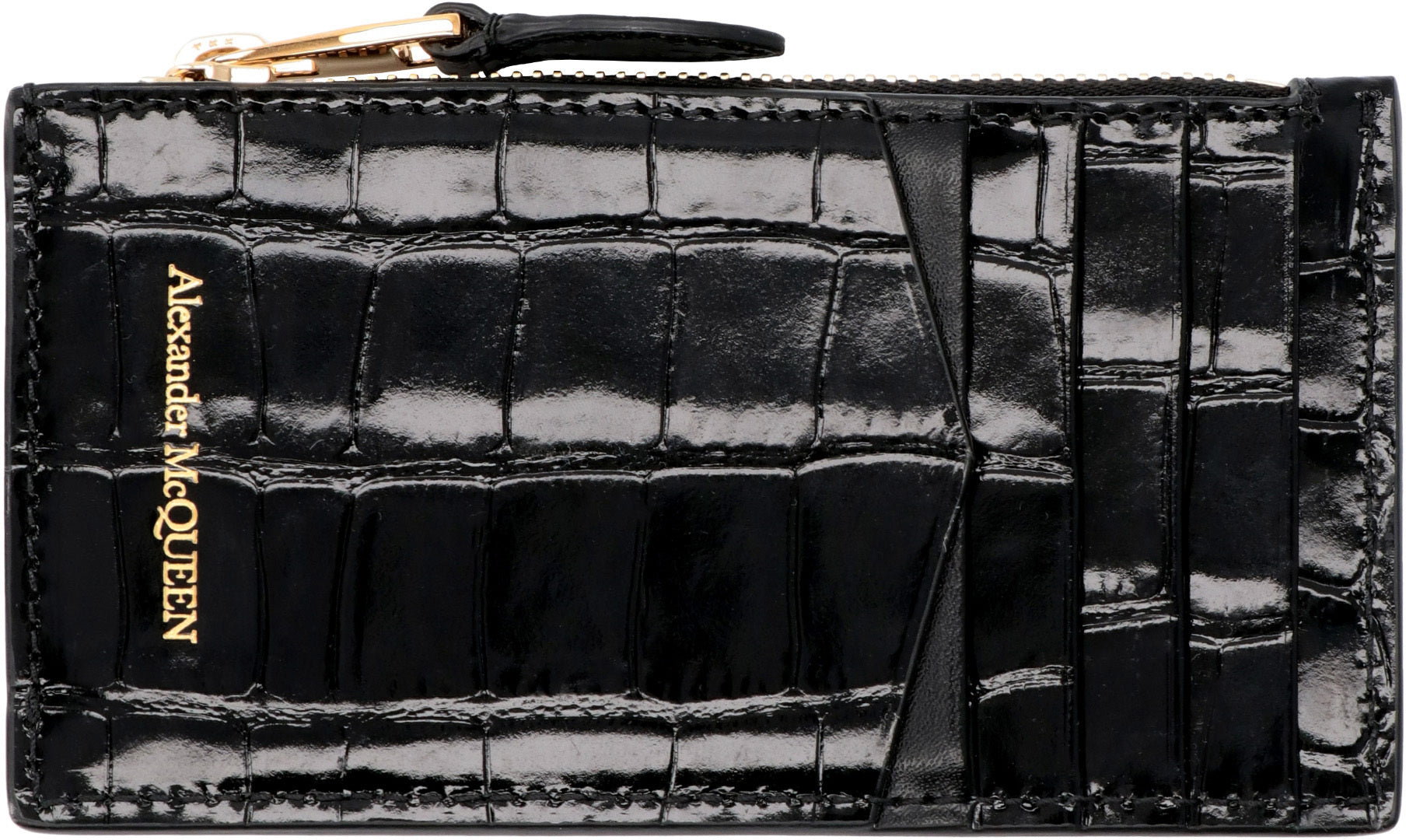 ALEXANDER MCQUEEN Mini Leather Card Holder