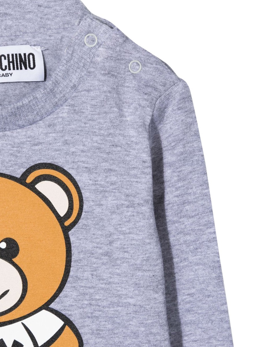 MOSCHINO Mini Teddy Bear Cotton T-Shirt