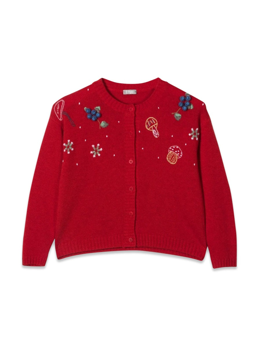 IL GUFO Cozy Mini Knitted Sweater for Girls