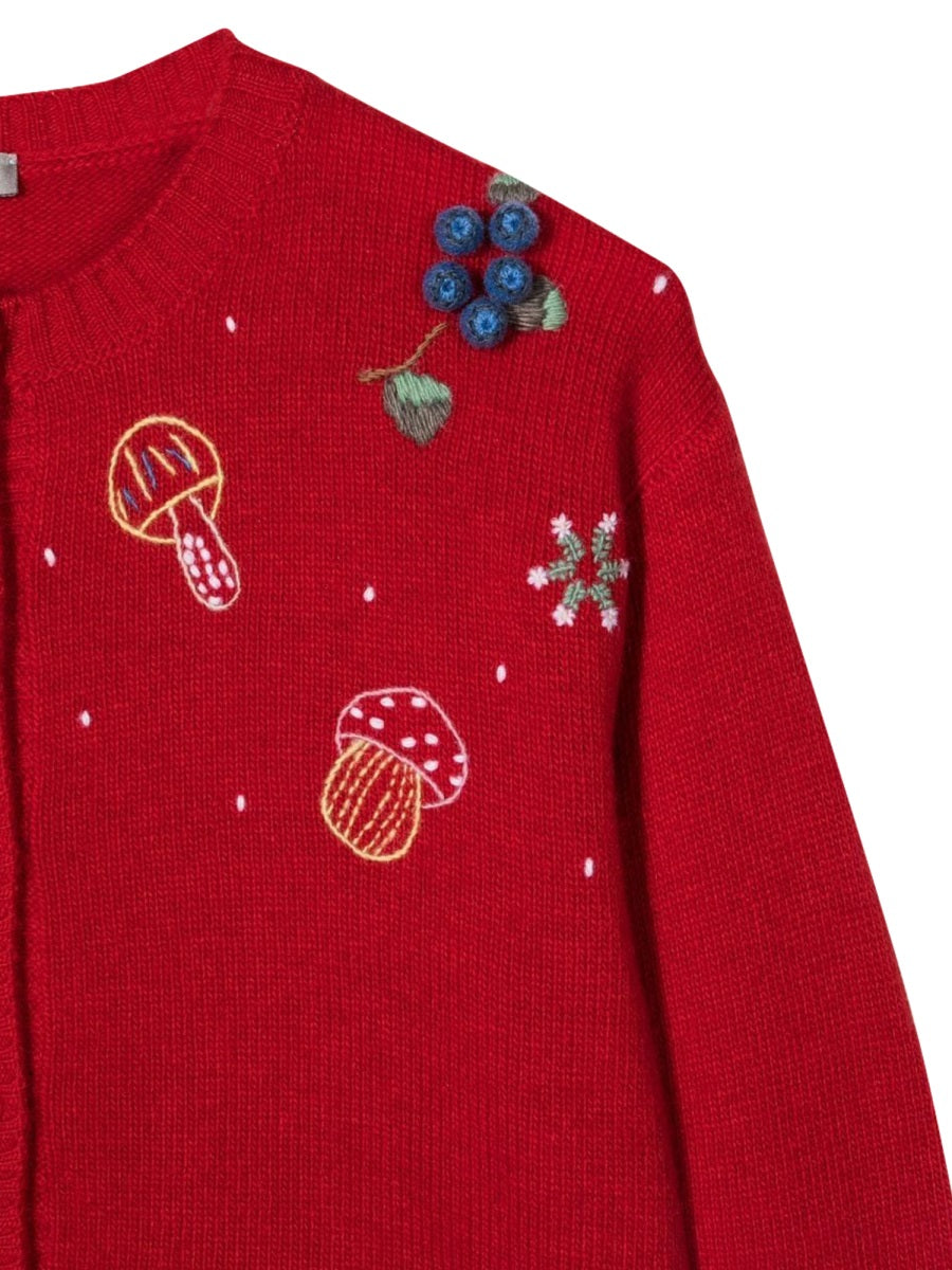 IL GUFO Cozy Mini Knitted Sweater for Girls