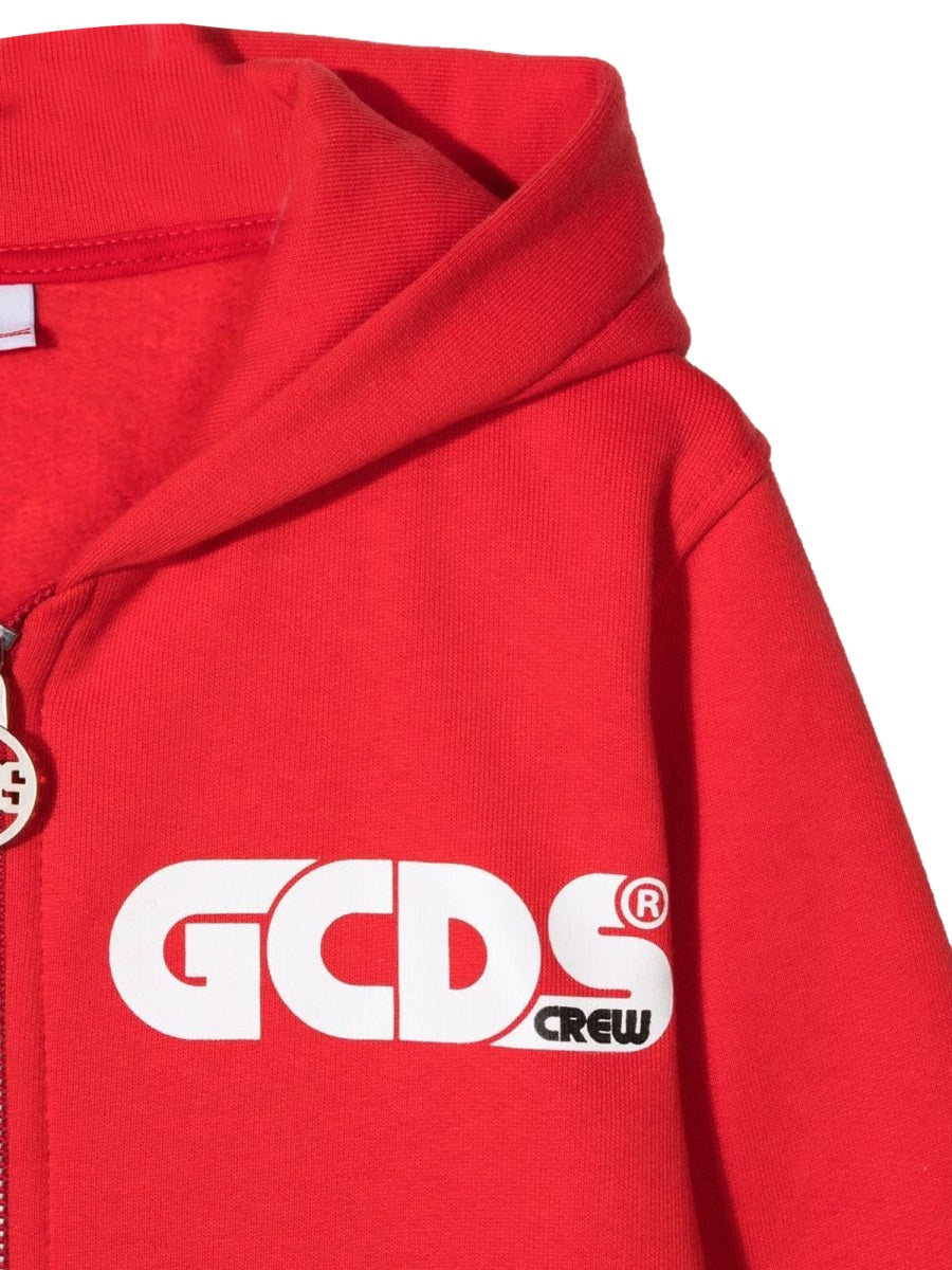 GCDS Mini Zip Hoodie for Boys