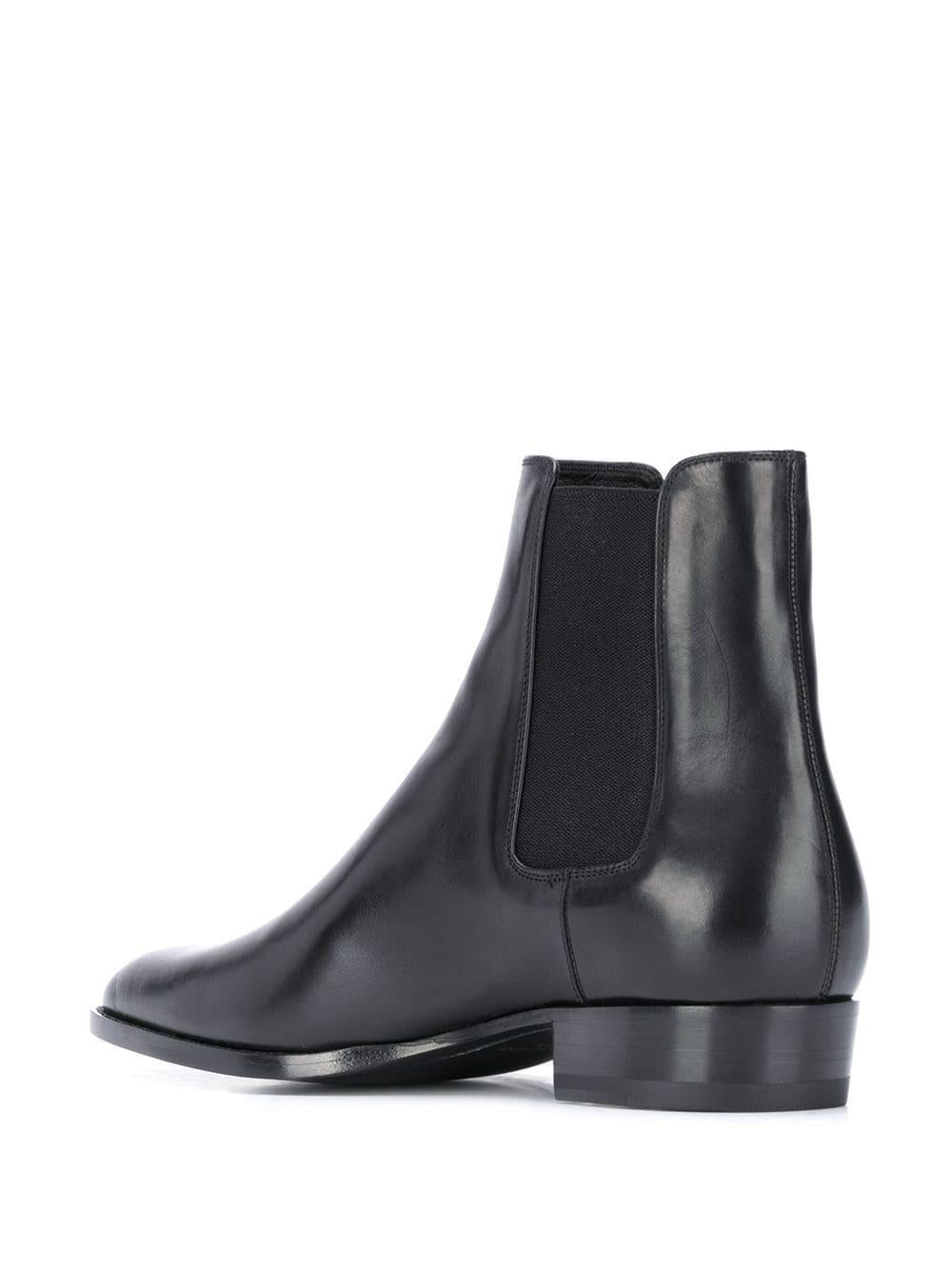 SAINT LAURENT Men's Chelsea Wyatt Booties