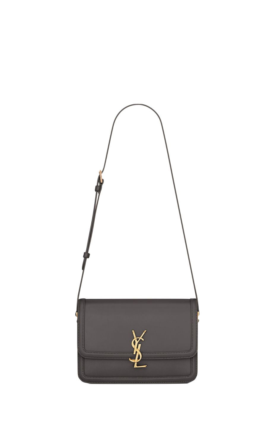 SAINT LAURENT Mini Logo Plaque Shoulder Handbag