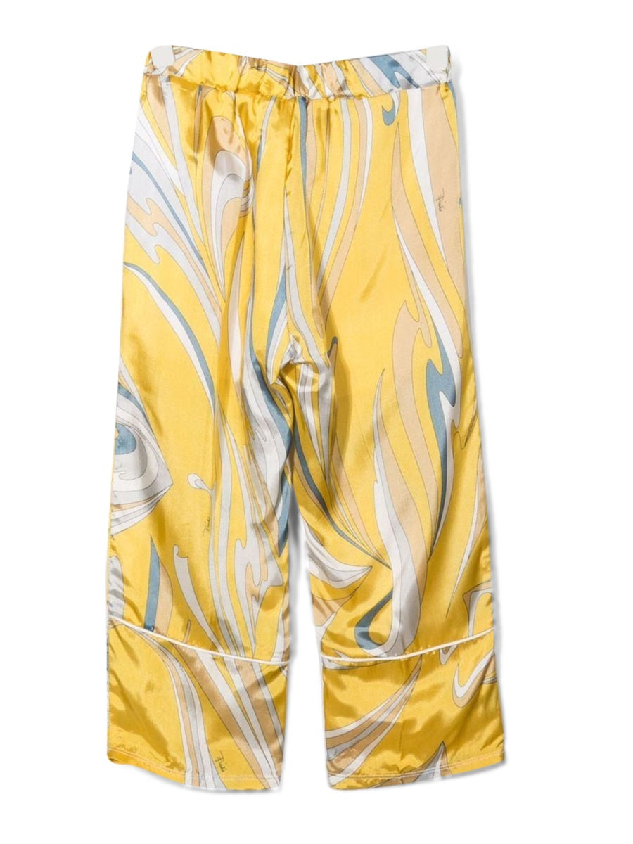 EMILIO PUCCI Stylish Girls' Trousers - Mini Fashion Statement