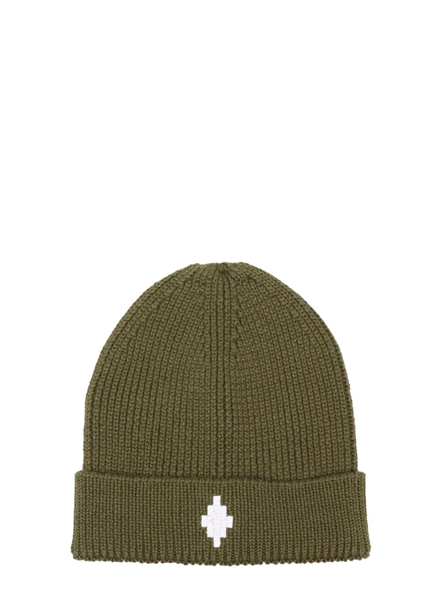 MARCELO BURLON COUNTY OF MILAN Mini Logo Cross Beanie for Boys