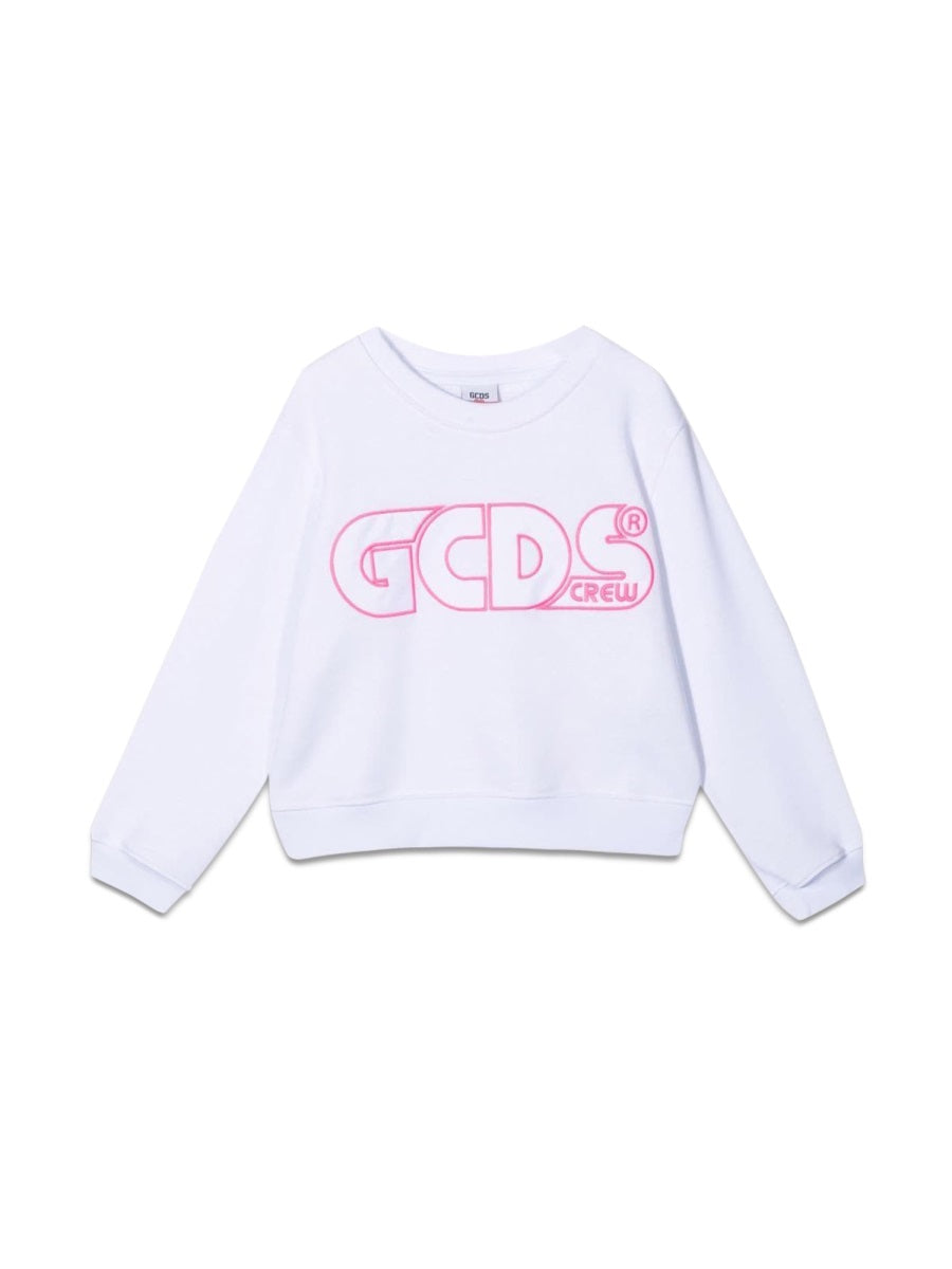 GCDS Mini Cropped Sweatshirt for Girls