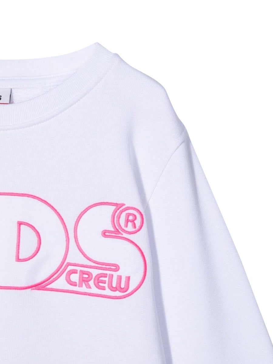 GCDS Mini Cropped Sweatshirt for Girls