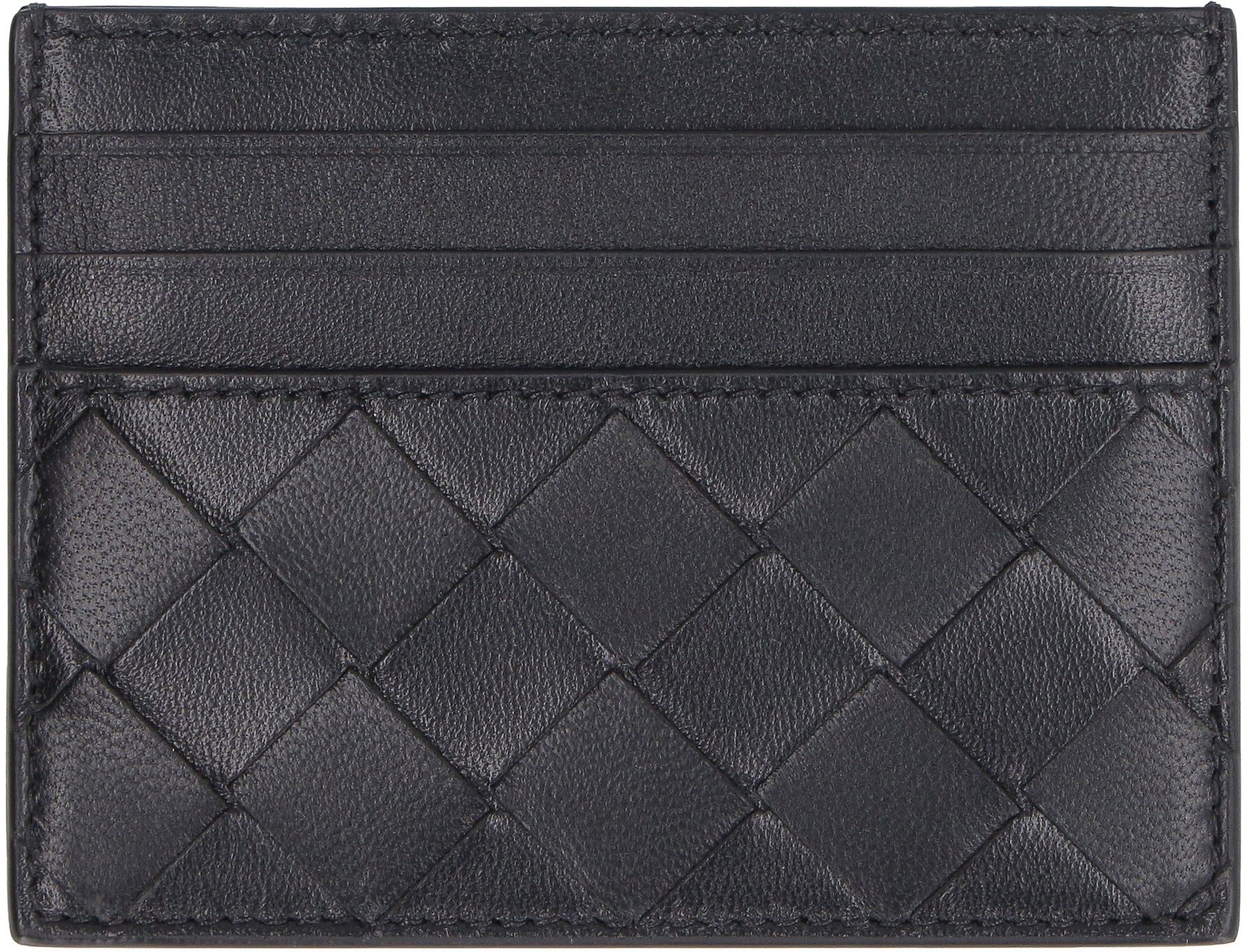 BOTTEGA VENETA Leather Card Holder Mini Pouch