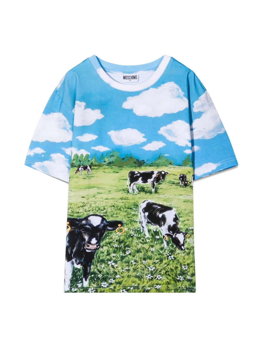 MOSCHINO Mini Fashion T-Shirt with Bold Print