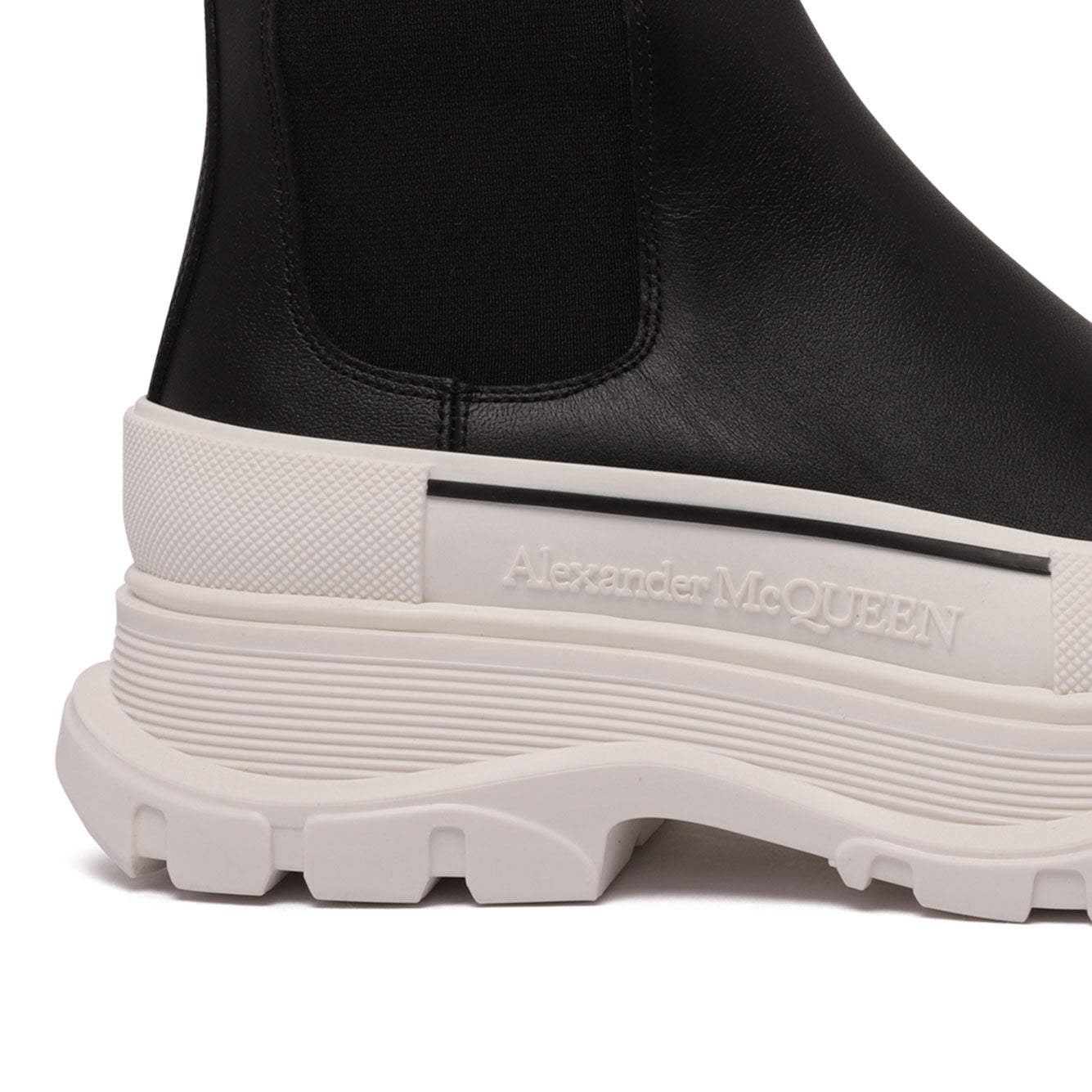 ALEXANDER MCQUEEN Premium 100% Leather Skin Boots for Women