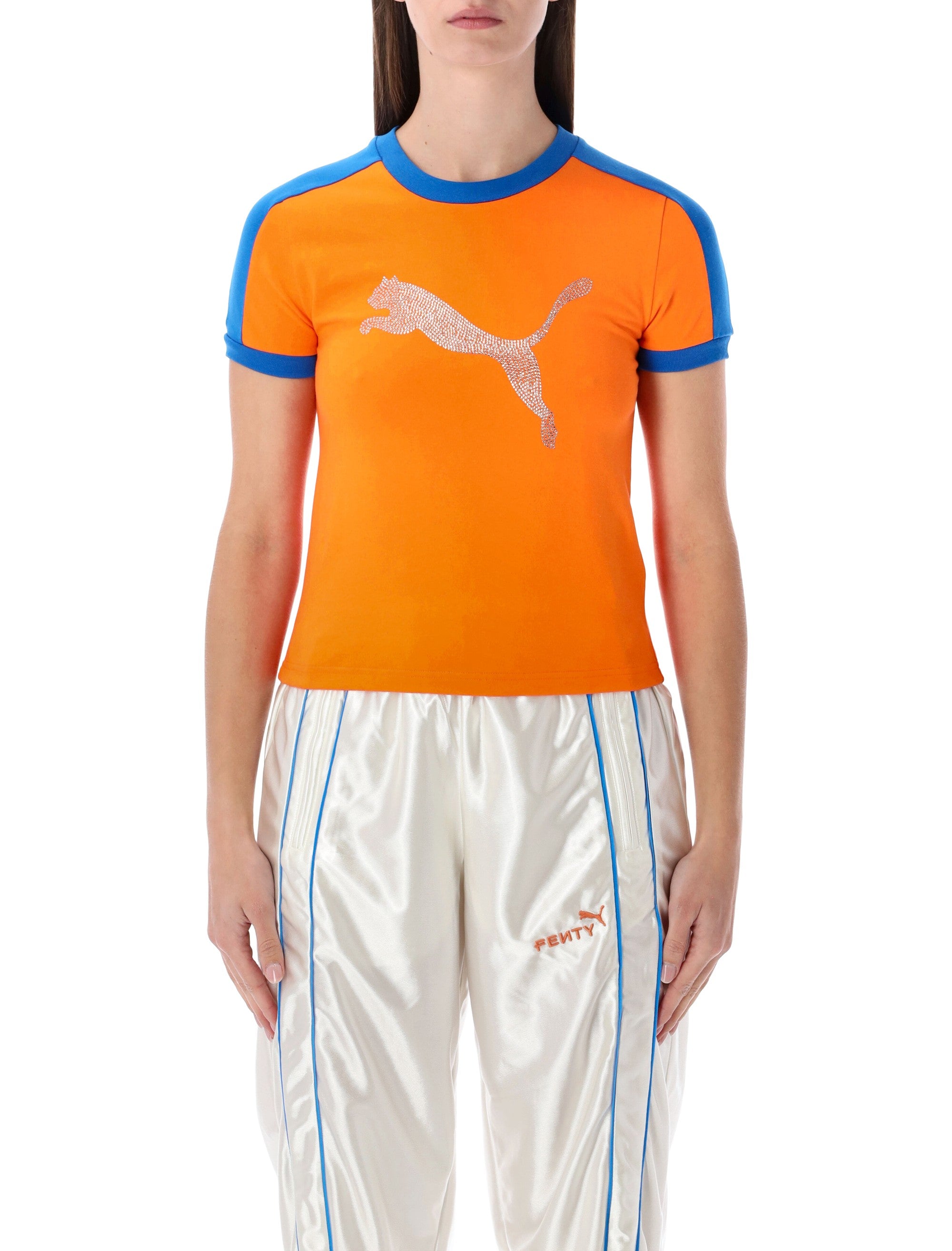 PUMA FENTY BY RIHANNA Slim-Fit Mini Logo T-Shirt