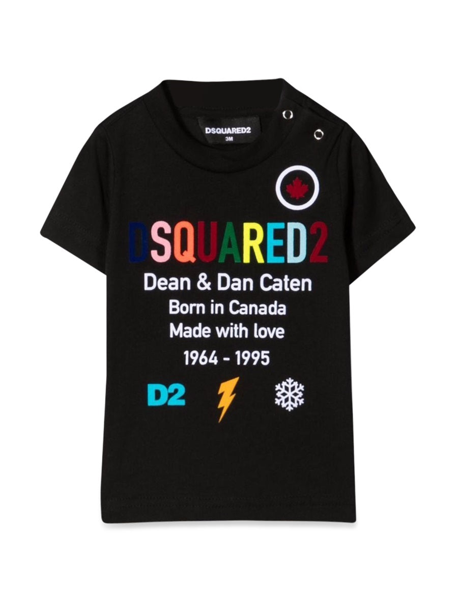 DSQUARED Mini Cotton T-Shirt for Little Trendsetters