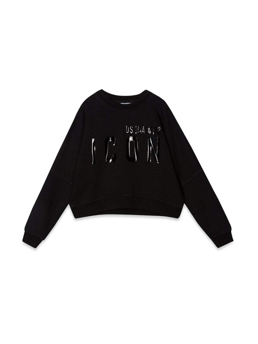 DSQUARED Relax Icon Mini Sweatshirt for Girls