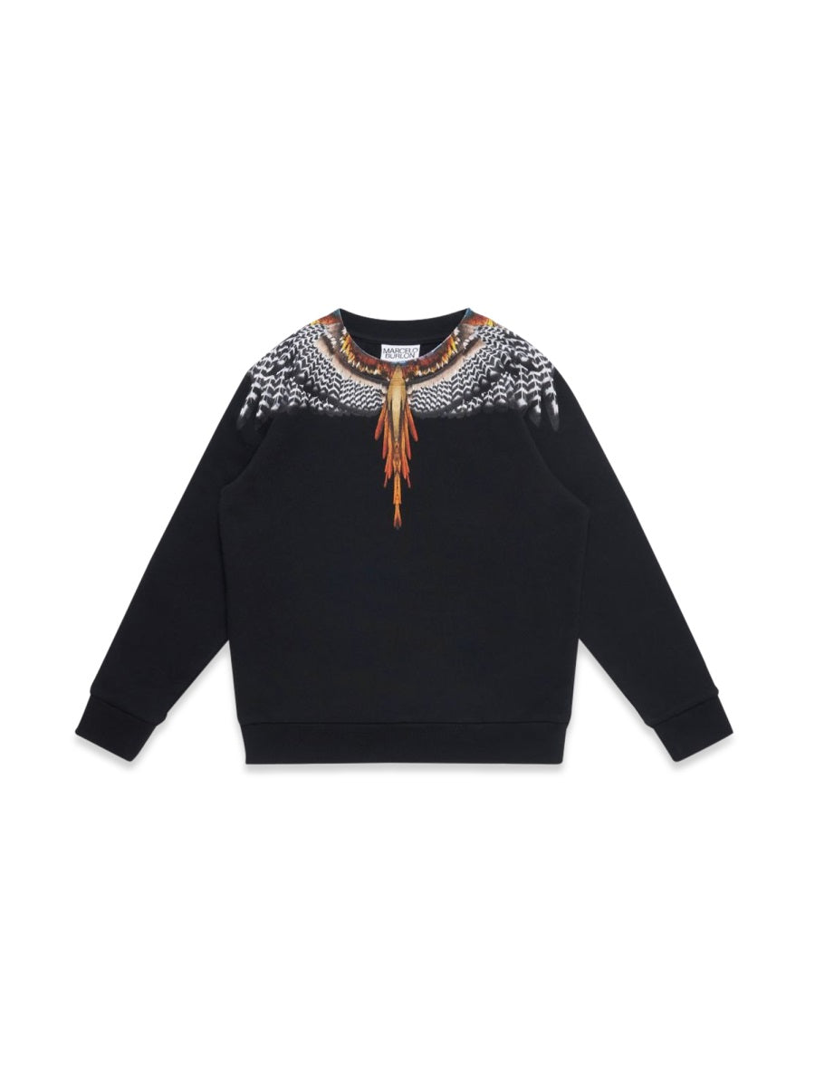 MARCELO BURLON COUNTY OF MILAN Mini Grizzly Wings Crewneck