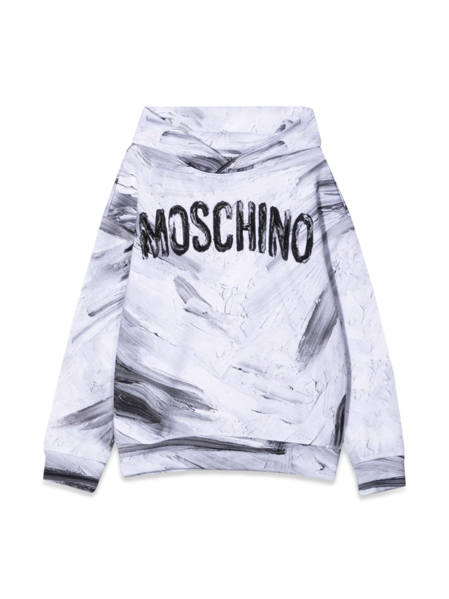 MOSCHINO Unisex Mini Cotton Hooded Sweatshirt