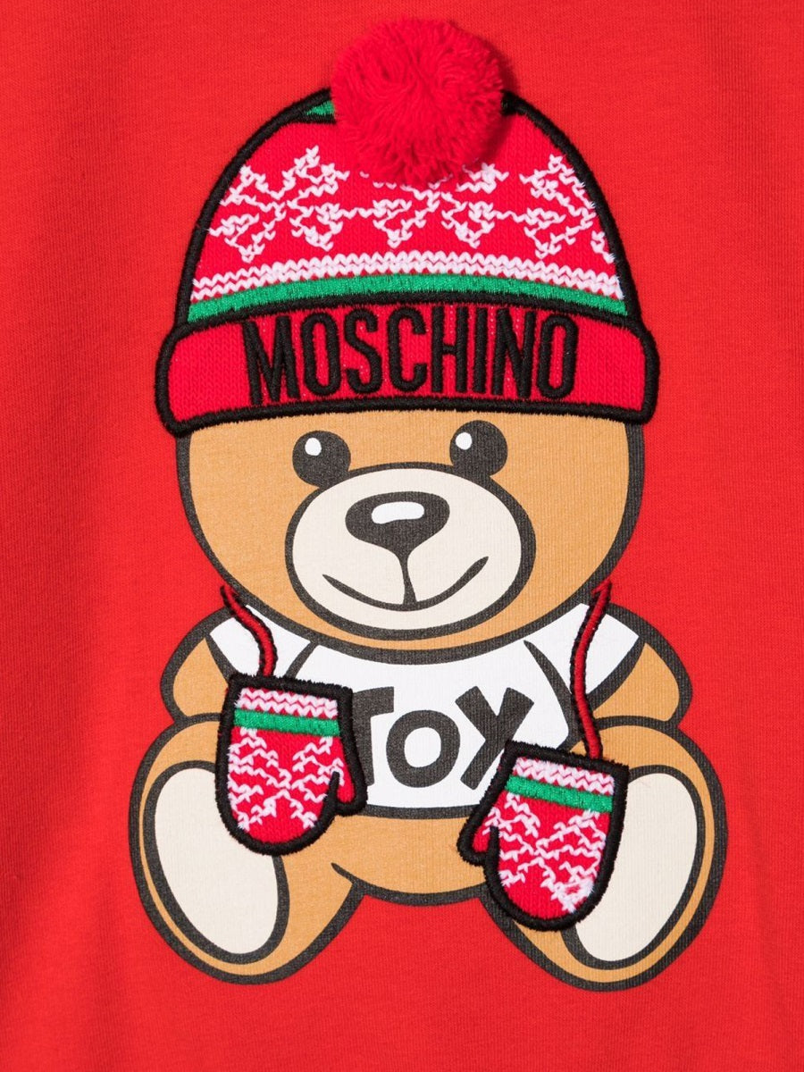 MOSCHINO Mini Cotton Teddy Suit for Girls