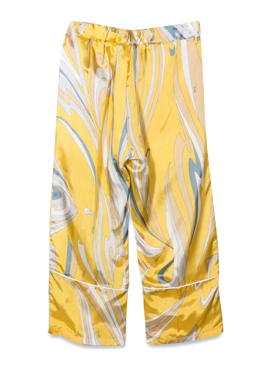 EMILIO PUCCI Stylish Girls' Trousers - Mini Fashion Statement