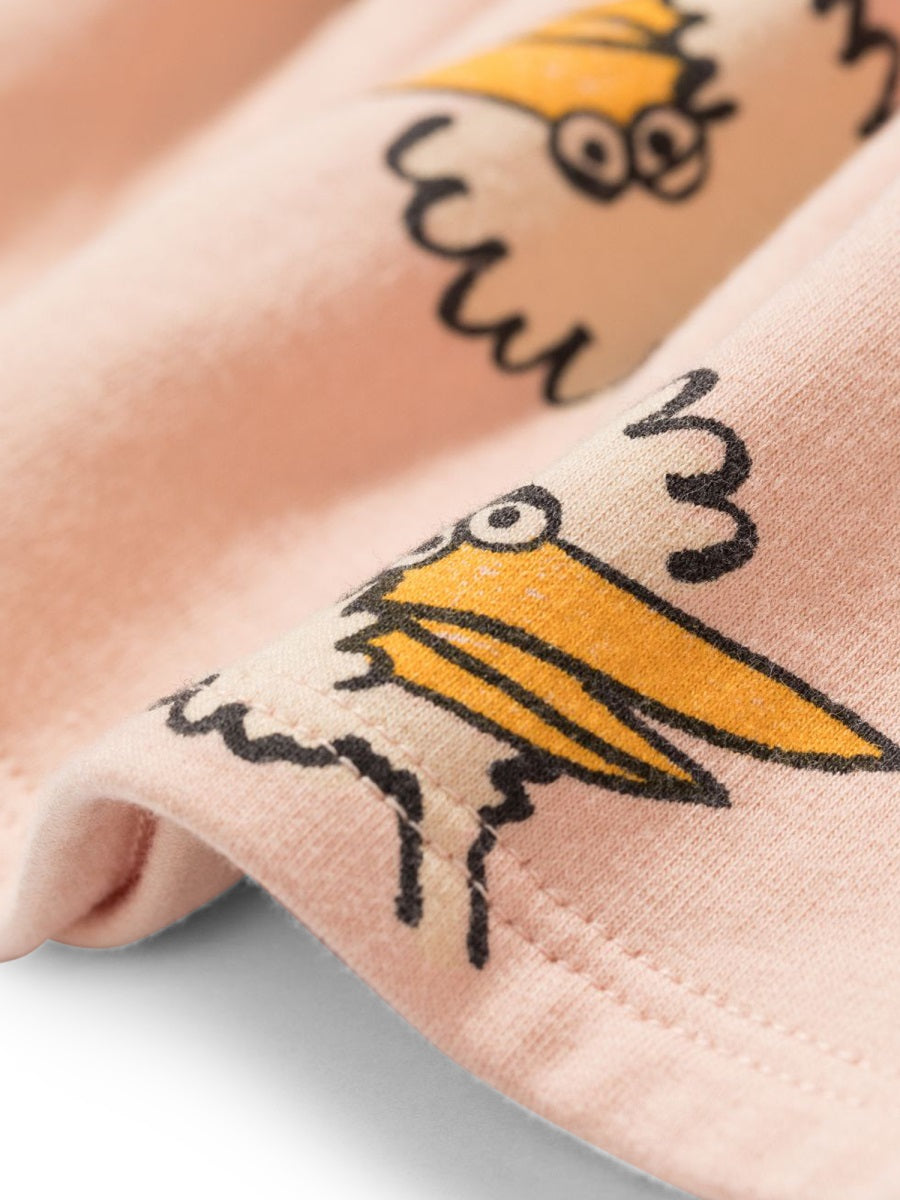 BOBO CHOSES Mini Birdie All Over Fleece Skirt