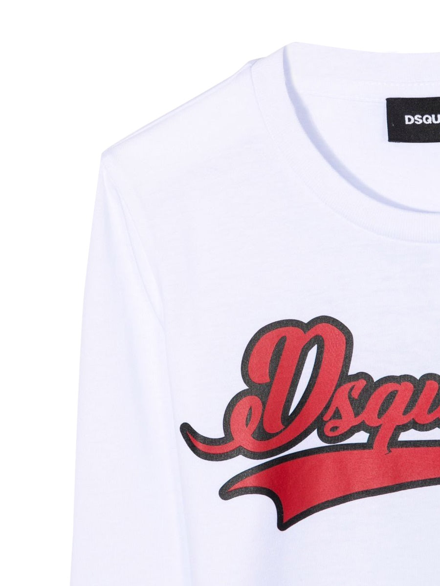 DSQUARED Mini Stylish Cotton T-Shirt for Girls