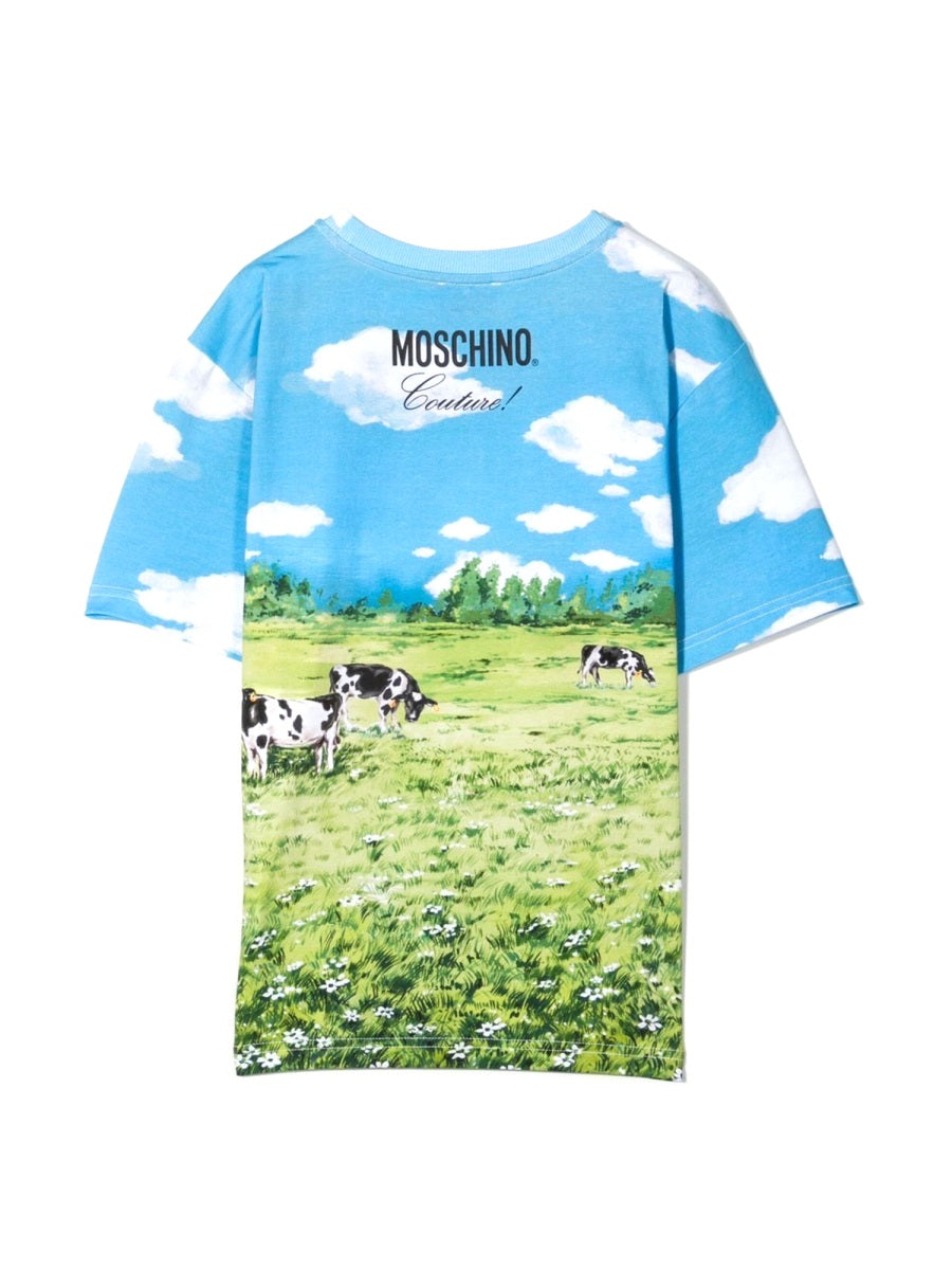 MOSCHINO Mini Fashion T-Shirt with Bold Print
