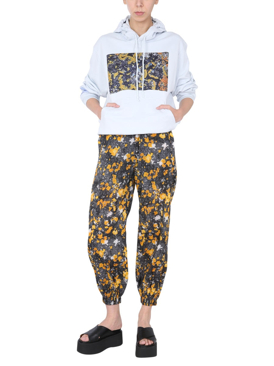 MCQ Relaxed Fit Hooded Sweatshirt for Women