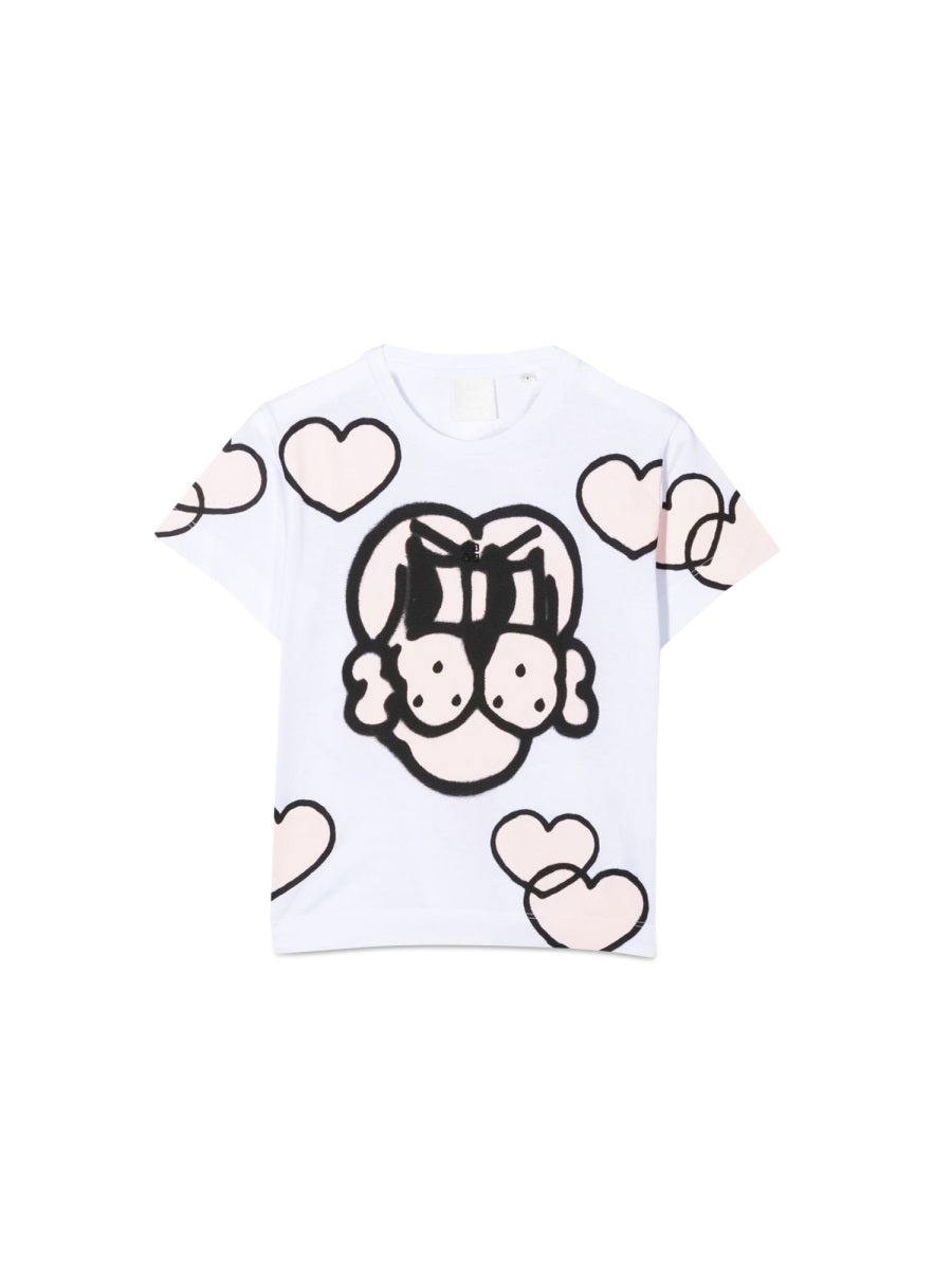 GIVENCHY Hearts Mini T-Shirt for Girls