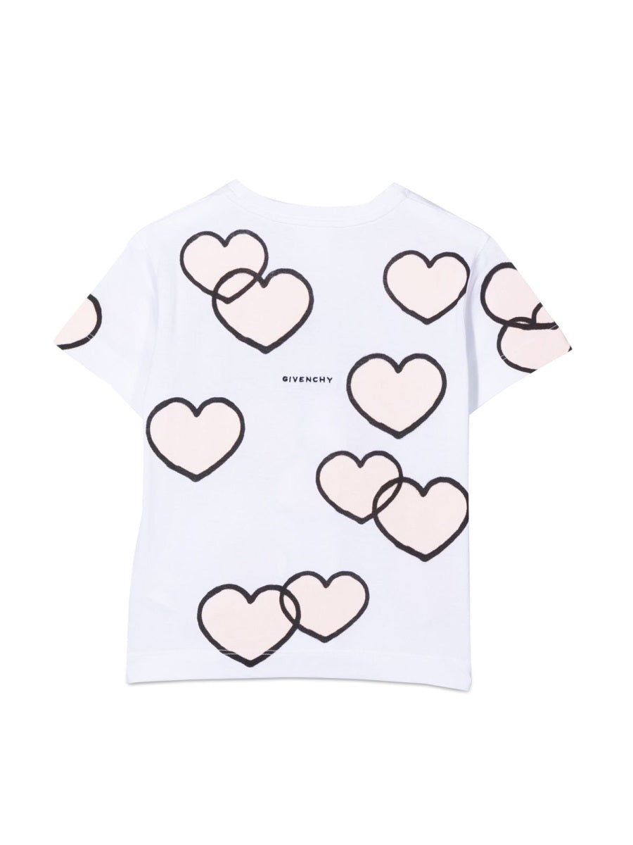 GIVENCHY Hearts Mini T-Shirt for Girls