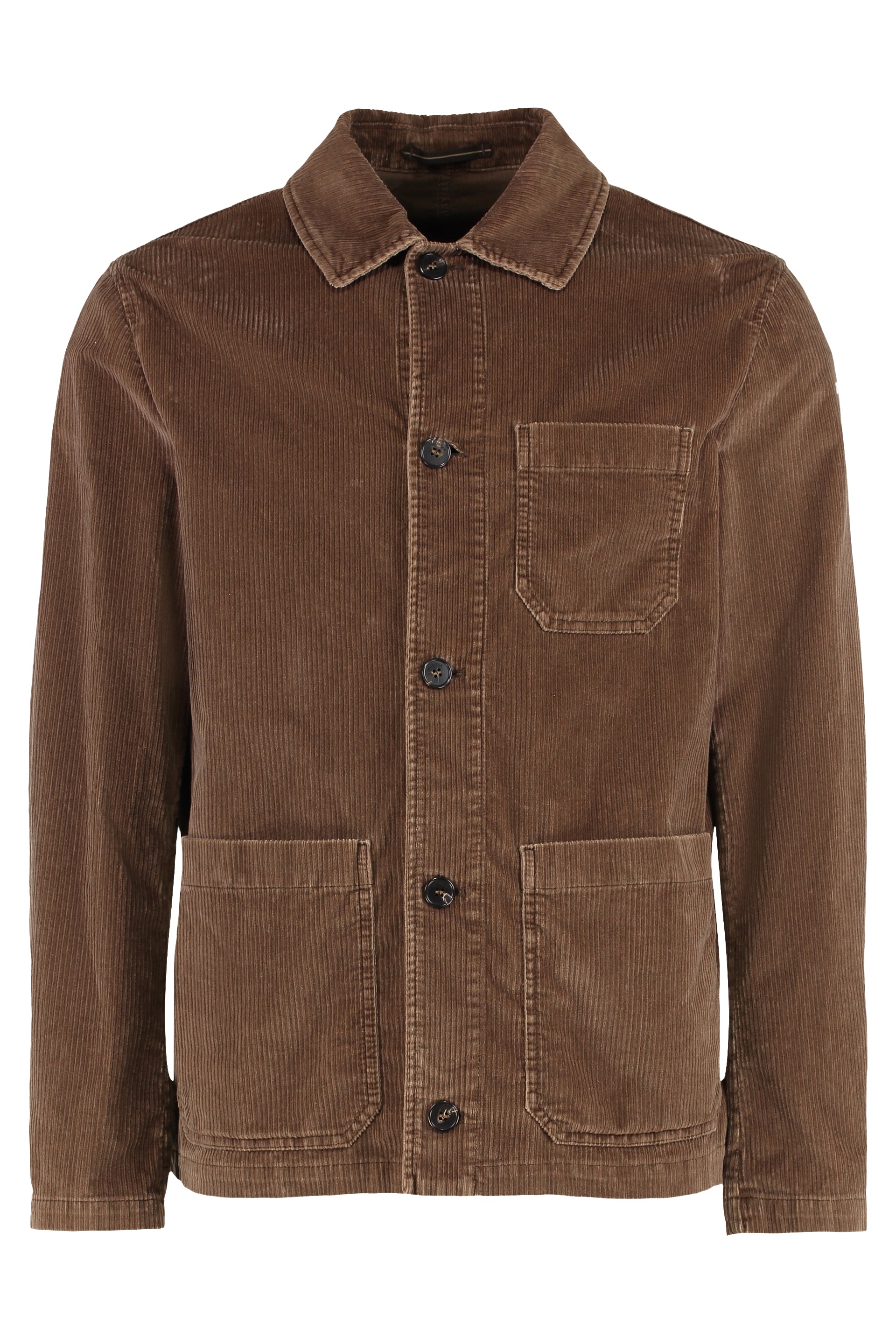 SLOWEAR Corduroy Shirt with Pocket Details for Men